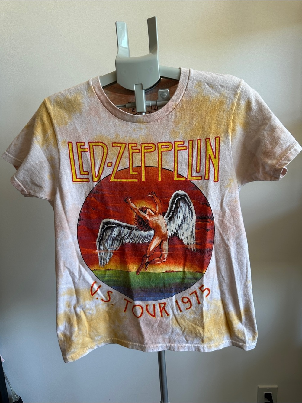 Led Zeppelin Tie-Dye Tee - Yellow & Orange